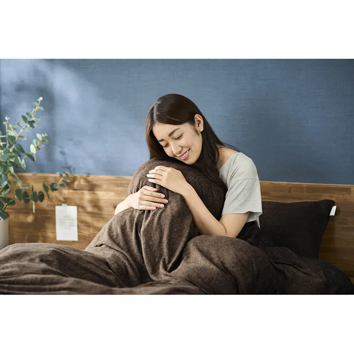 アイリスオーヤマ ボックスシーツ BXS-TCS-SD ブラウン 布団 ベッド カバー 寝室 睡眠 4967576637718【別送品】