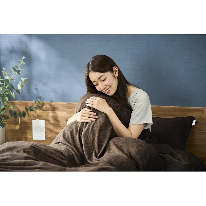 アイリスオーヤマ ボックスシーツ BXS-TCS-D ブラウン 布団 ベッド カバー 寝室 睡眠 4967576637749【別送品】