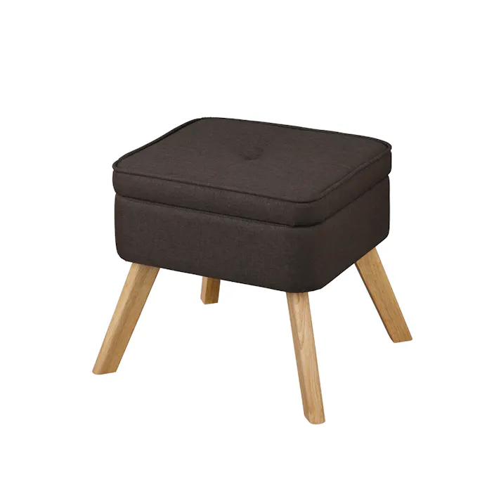 アイリスオーヤマ 収納付オットマン FAC-OT ブラウン チェア 椅子 イス 座椅子・クッション 4967576637817【別送品】