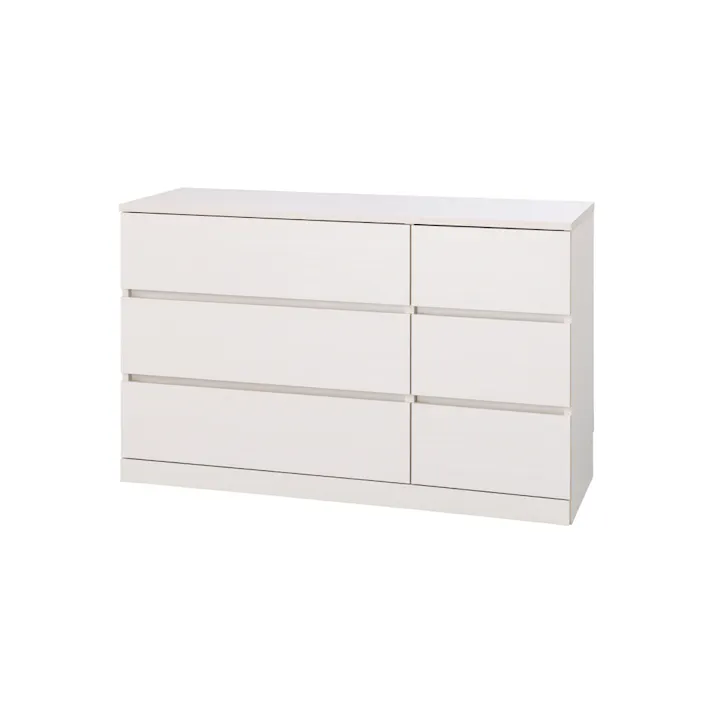 アイリスオーヤマ ウッドチェスト ロータイプ WCH-1090L オフホワイト 収納 整理整頓 衣類 リビング 4967576638227【別送品】