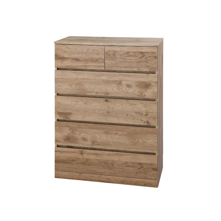 アイリスオーヤマ ウッドチェスト ハイタイプ WCH-790H アッシュブラウン 収納 整理整頓 衣類 リビング 4967576638326【別送品】