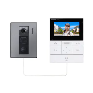 アイリスオーヤマ テレビドアホン TD-SM5030CT-BSH ブラックフレーム/ガンメタリック 玄関 防犯 インターホン 4967576638678【別送品】