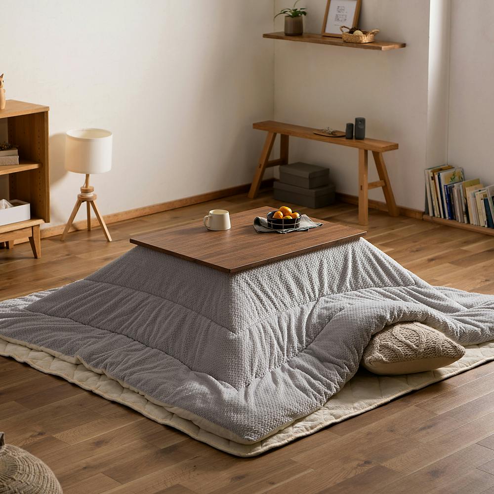 アイリスオーヤマ こたつ掛布団 KKBK-B1919 グレー/アイボリー