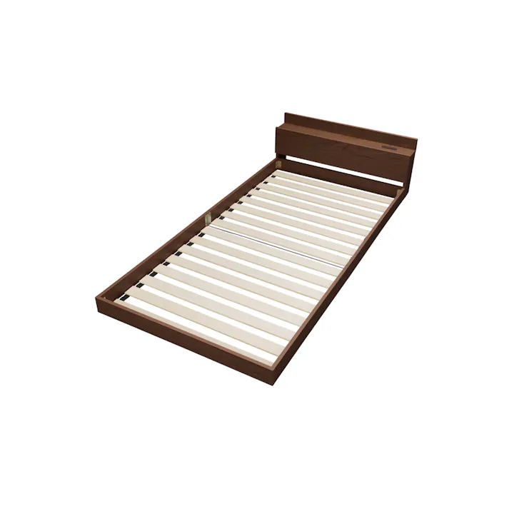 アイリスオーヤマ フロアベッドS FBM-S ブラウン 寝室 睡眠 ベッド 4967576643689【別送品】