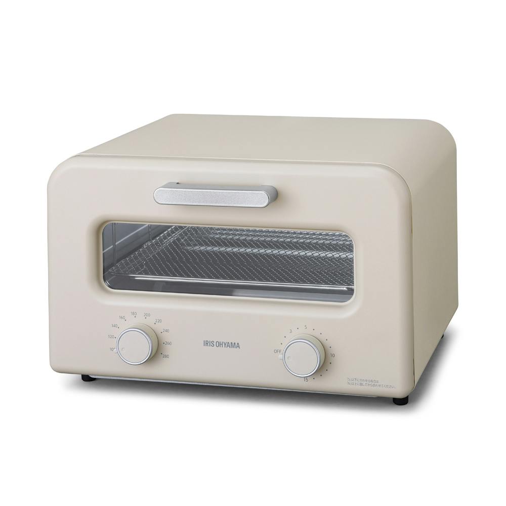 アイリスオーヤマ スチームカーボントースター SOT-401-C ミルクベージュ 調理家電 キッチン トースター 4967576644327 トースター アイリスオーヤマ スチームカーボントースター SOT-401-C ミルクベージュ 調理家電 キッチン トースター 4967576644327 トースター