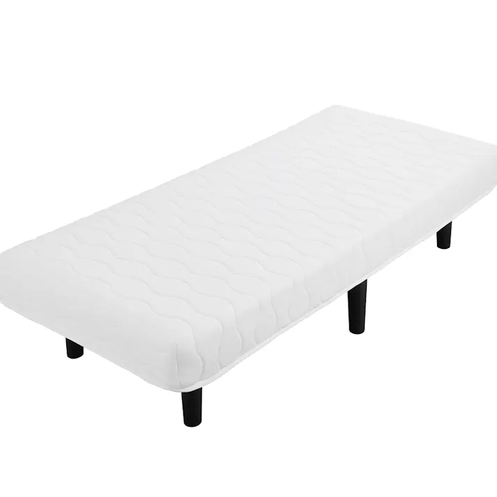 アイリスオーヤマ 脚付きボンネルコイルマットレスSS BAM-SS ホワイト 寝室 睡眠 ベッド ベッド 4967576646840【別送品】