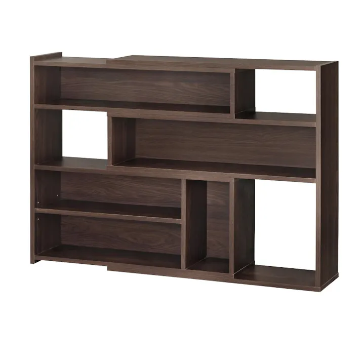 アイリスオーヤマ ウッドスライドラック WSLR-800 ウォールナット 収納 整理整頓 ラック 4967576649124【別送品】