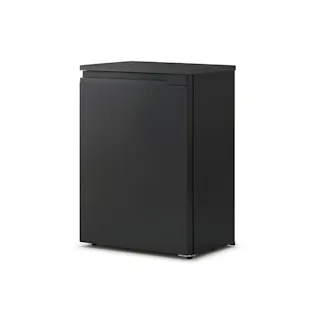 アイリスオーヤマ 奥行スリム冷凍庫 66L IUSN-7A-B ブラック 冷凍食品 ストック 冷凍庫 4967576653534【別送品】