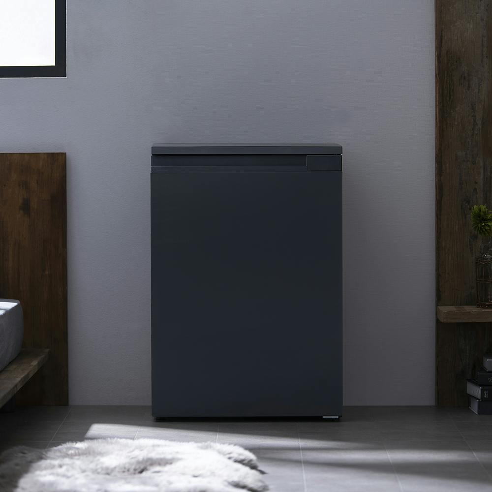 アイリスオーヤマ 奥行スリム冷蔵庫 66L IRSN-7A-B ブラック 冷蔵庫
