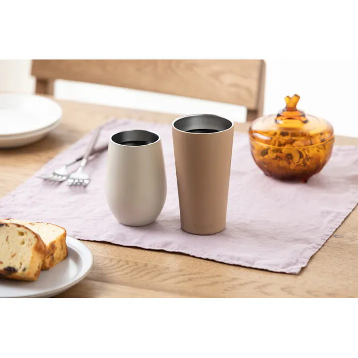 アイリスオーヤマ ステンレスタンブラー360ml ST-360 ライトテラコッタ タンブラー 飲み物 マグボトル 4967576654388【別送品】