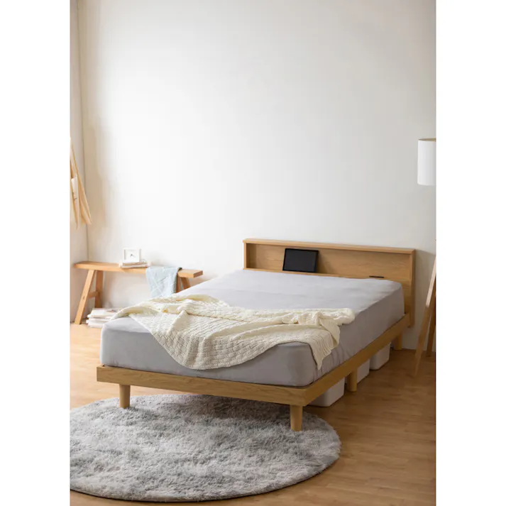 アイリスオーヤマ すのこベッド S SNB-S ナチュラル 寝室 睡眠 すのこ 除湿 ベッド 4967576654432【別送品】