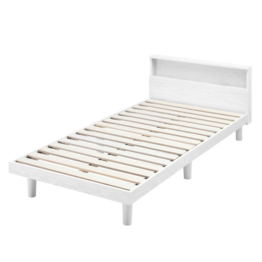 アイリスオーヤマ すのこベッド S SNB-S ホワイト 寝室 睡眠 すのこ 除湿 ベッド 4967576654456【別送品】