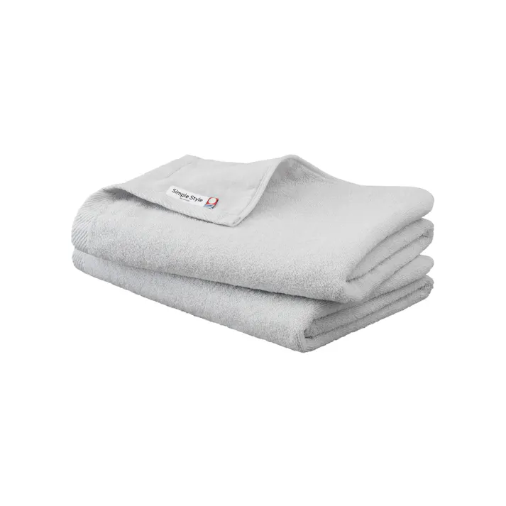 アイリスオーヤマ ガーゼ+パイルバスタオル2枚セット BT-G2 ライトグレー タオル 体 風呂 4967576661515【別送品】