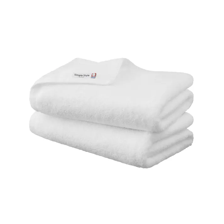 アイリスオーヤマ ボリュームタッチバスタオル2枚セット BT-V2 ホワイト タオル 体 風呂 4967576661553【別送品】