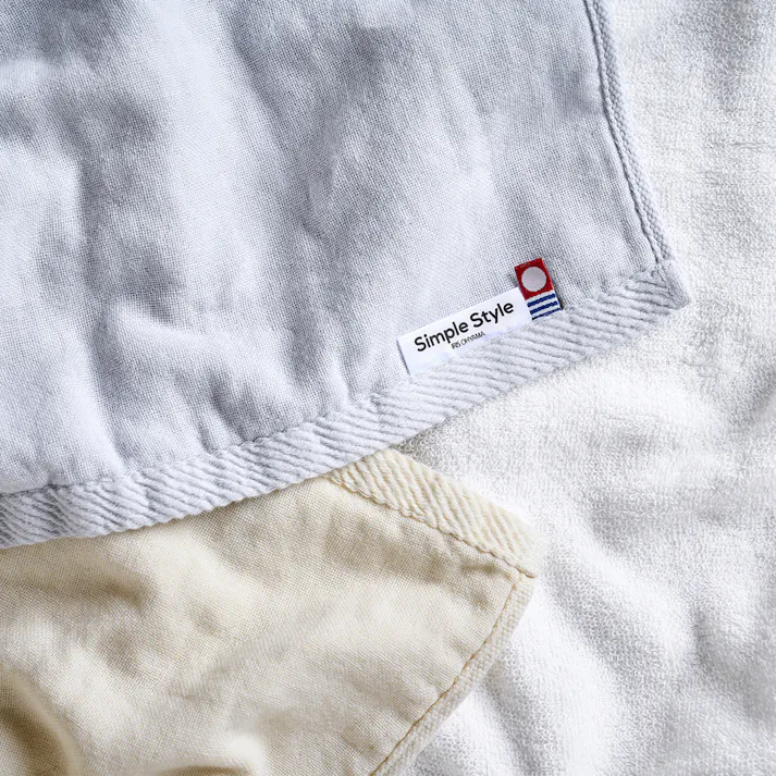 アイリスオーヤマ ガーゼ+パイルフェイスタオル2枚セット FT-G2 アイボリー タオル 洗顔 4967576661621【別送品】