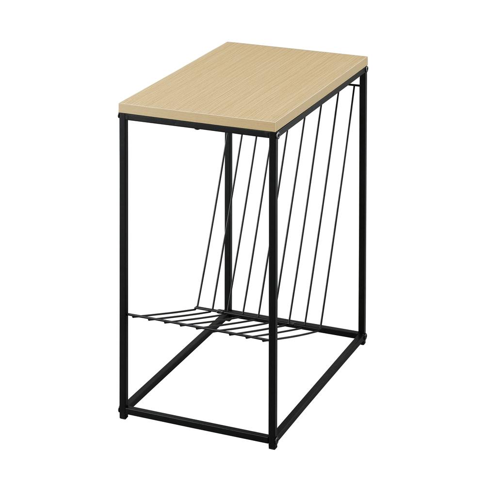 アイリスオーヤマ スチールフレームサイドテーブル SFST-247M ナチュラル 寝室 リビング テーブル 4967576662208 ローテーブル・センターテーブル
