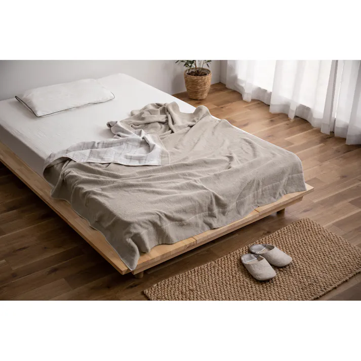 アイリスオーヤマ リバーシブルタオルケット KTTRE-140 ベージュ リバーシブル タオルケット 4967576663472【別送品】