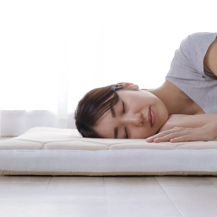 アイリスオーヤマ 低反発ウレタン入り敷き布団 SKF-LUB08-S ベージュ 敷布団 布団・カバー 4967576666541【別送品】