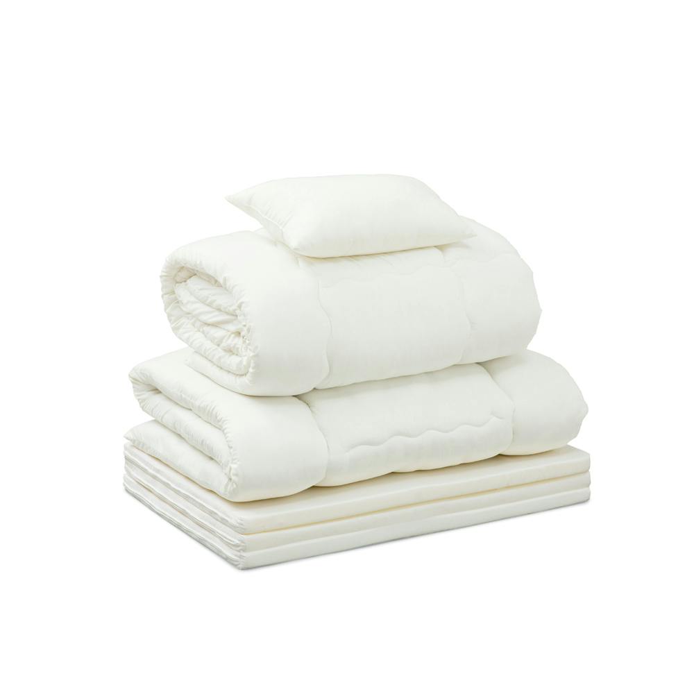 アイリスオーヤマ マットレス付き布団10点セット KFS-R-M10S アッシュ/ホワイト 布団セット 布団・カバー 4967576670937 布団セット アイリスオーヤマ マットレス付き布団10点セット KFS-R-M10S アッシュ/ホワイト 布団セット 布団・カバー 4967576670937 布団セット