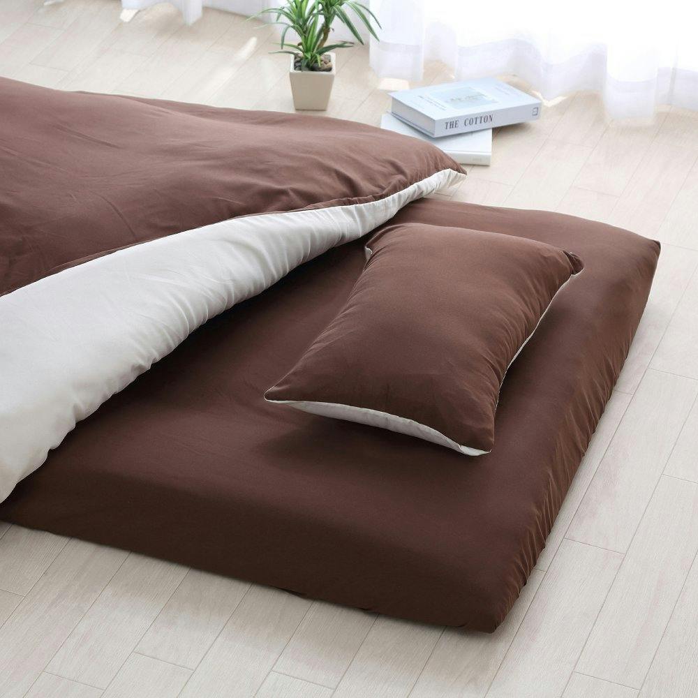 アイリスオーヤマ マットレス付き布団10点セット KFS-R-M10S ブラウン