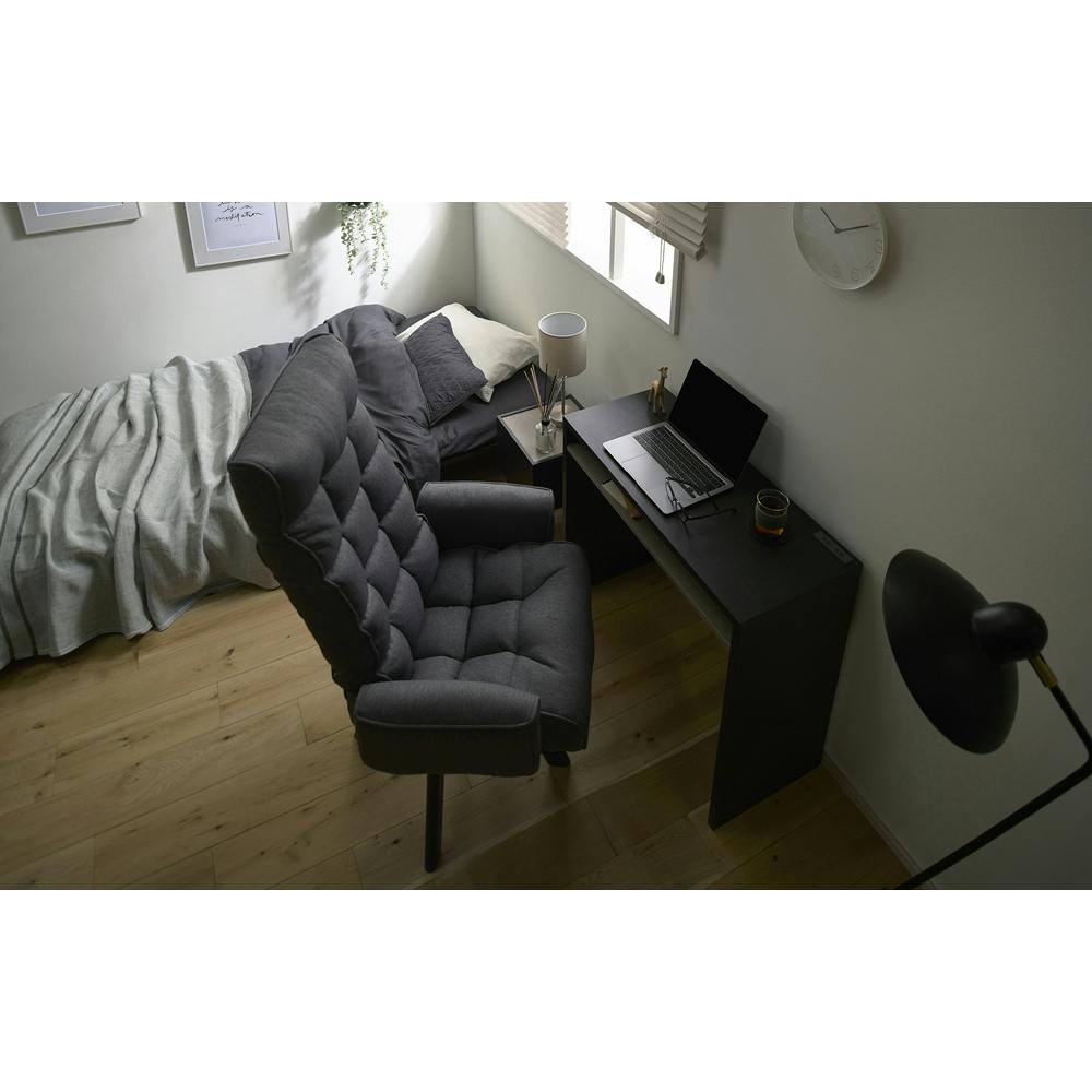 アイリスオーヤマ 回転ファブリックチェア ハイバック FACN-KHB