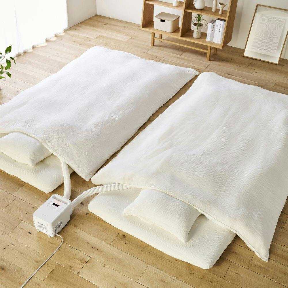 アイリスオーヤマ ふとん乾燥機 ハイパワーツインノズル FK-WH2-W