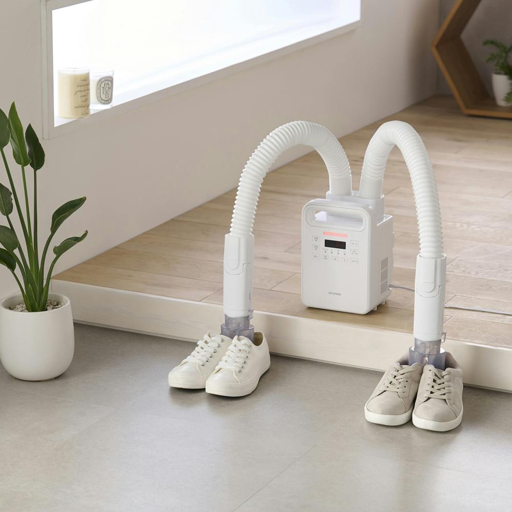 ふとん乾燥機 ハイパワーツインノズル ホワイト アイリスオーヤマ ふとん乾燥機 ハイパワーツインノズル FK-WH2-W