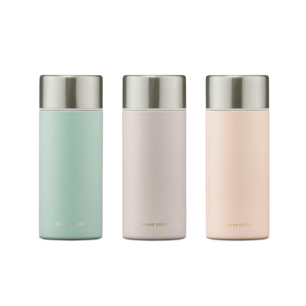 アイリスオーヤマ ステンレスマグボトル フラワーカラー350ml SM-FS350 ラベンダー 水筒 マグボトル 4967576679015【別送品】