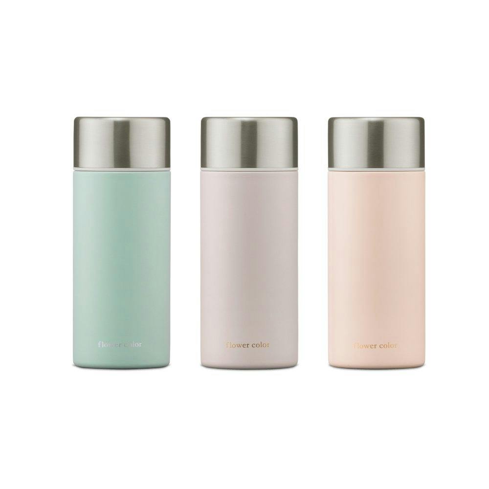 アイリスオーヤマ ステンレスマグボトル フラワーカラー350ml SM-FS350 ピンク 水筒 マグボトル 4967576679022【別送品】