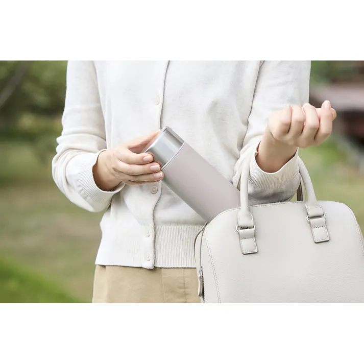 アイリスオーヤマ ステンレスマグボトル フラワーカラー500ml SM-FS500 ラベンダー 水筒 マグボトル 4967576679046【別送品】