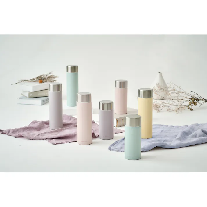 アイリスオーヤマ ステンレスマグボトル フラワーカラー500ml SM-FS500 ラベンダー 水筒 マグボトル 4967576679046【別送品】