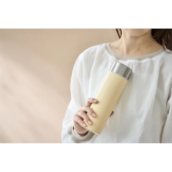 アイリスオーヤマ ステンレスマグボトル フラワーカラー500ml SM-FS500 ミモザイエロー 水筒 マグボトル 4967576679060【別送品】