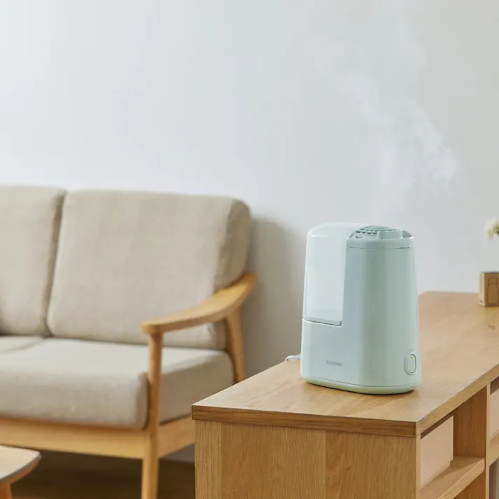 アイリスオーヤマ スチーム式加湿器 120ml AHM-H12B-G フォググリーン 喉 声 乾燥 加湿器 4967576679176【別送品】