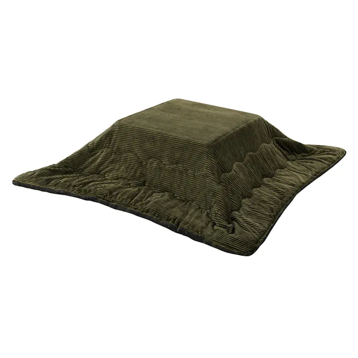 アイリスオーヤマ こたつ掛け布団 KKB-C1919 カーキ/ダークグレー こたつ布団 あったか こたつ 炬燵 4967576679398【別送品】