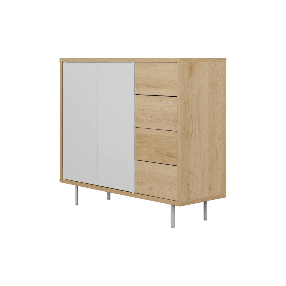 地域限定送料無料❗️ キャビネット　リビング収納✨ アイリスオーヤマ リビングキャビネット金属脚付き LRCS-795