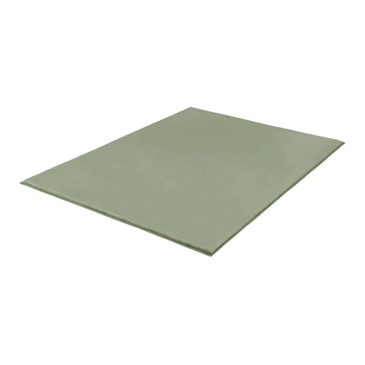 アイリスオーヤマ ラ・クッションラグ マイクロムートン 極厚 ACRMG-1824 オリーブ マット ラグ 敷物 4967576679558【別送品】