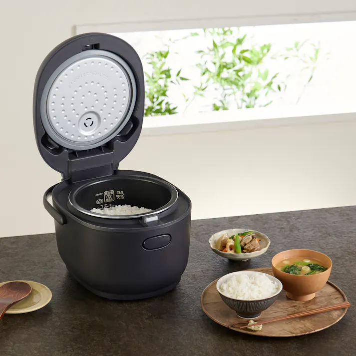 アイリスオーヤマ ジャー炊飯器 5.5合 RC-MDA50-B ブラック 調理家電 キッチン 米 マイコン炊飯器 4967576682008【別送品】
