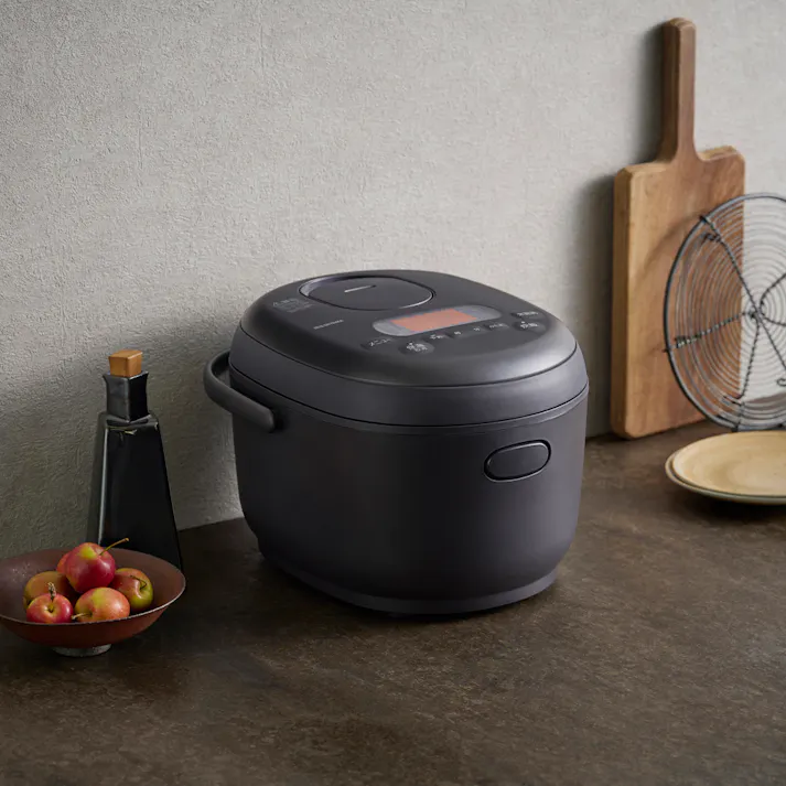 アイリスオーヤマ ジャー炊飯器 5.5合 RC-MDA50-B ブラック 調理家電 キッチン 米 マイコン炊飯器 4967576682008【別送品】