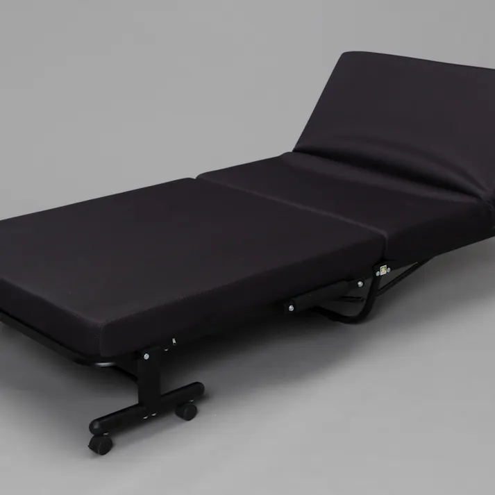 アイリスオーヤマ 折りたたみベッド OTBSS-KR ブラック 寝室 睡眠 ベッド 折りたたみ コンパクト 4967576682596【別送品】