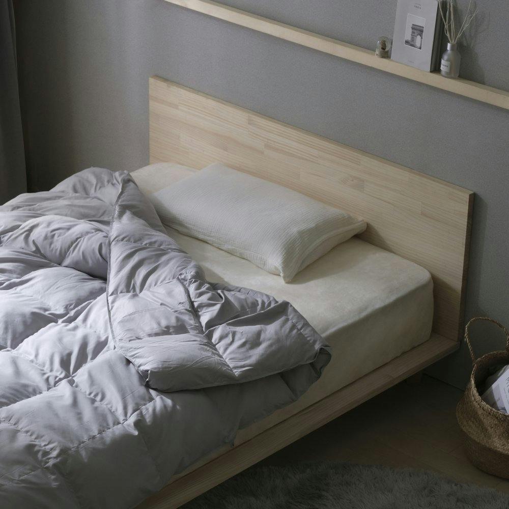 アイリスオーヤマ 人工羽毛掛け布団 KKF-SB8-S グレー 掛け布団