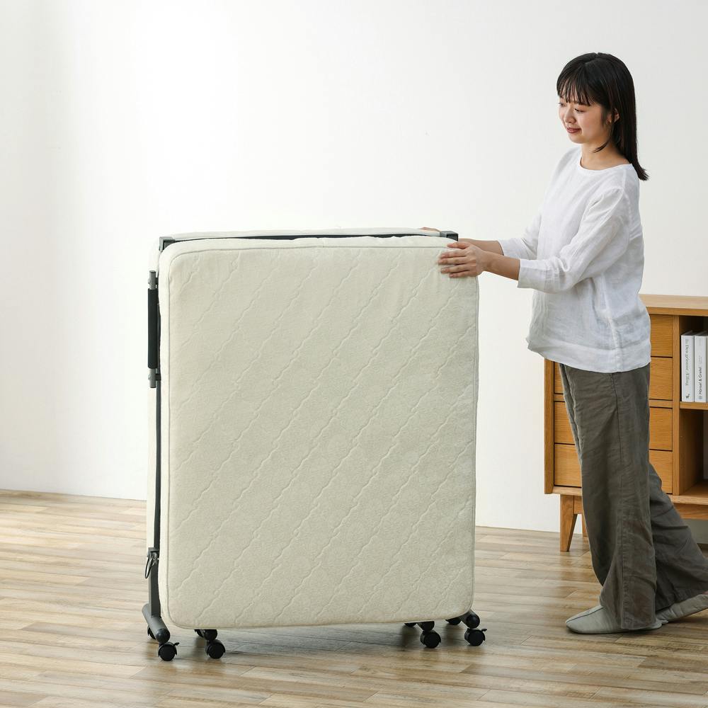 アイリスオーヤマ 折りたたみコイル電動ベッド OTBSS-CDN