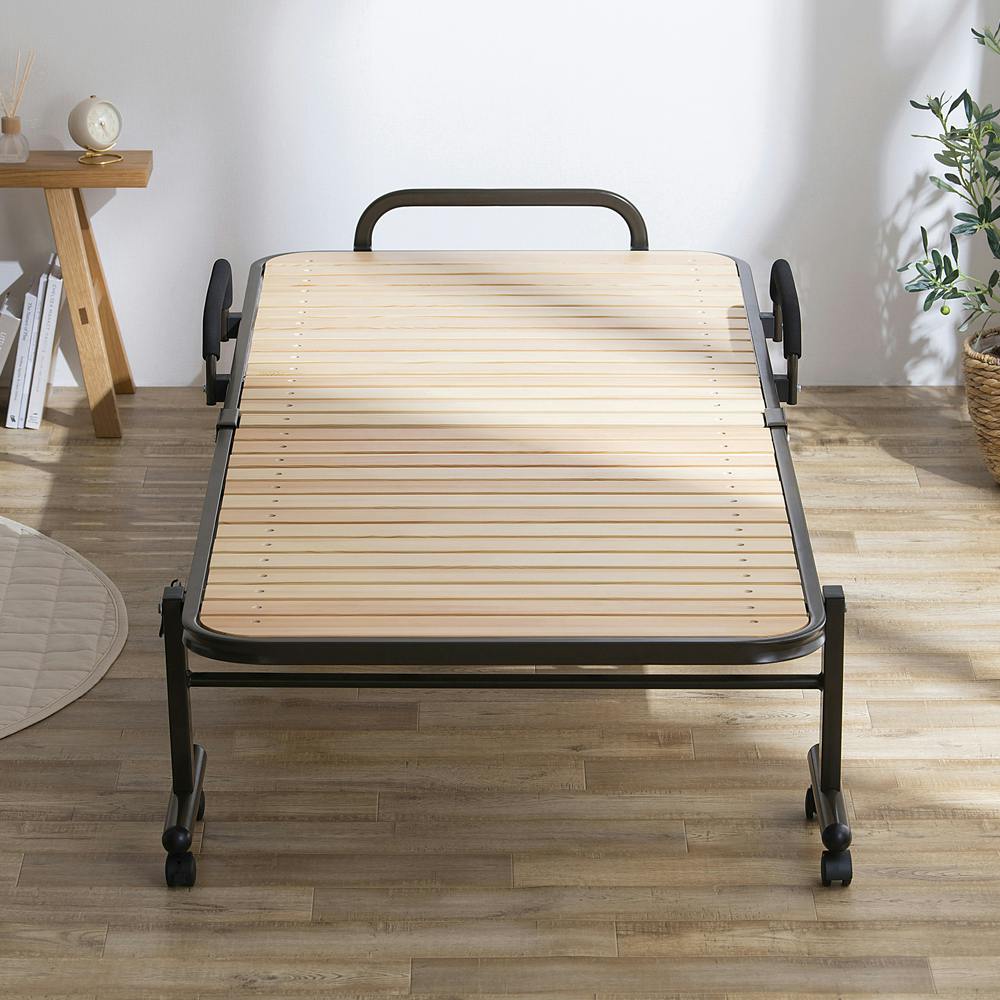 陽水職人 使用頻度少 アイリスオーヤマ 折りたたみすのこベッド 陽水