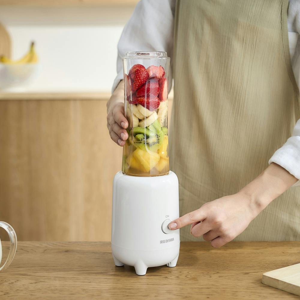 アイリスオーヤマ ボトルブレンダー IBB-601-W ホワイト 調理家電