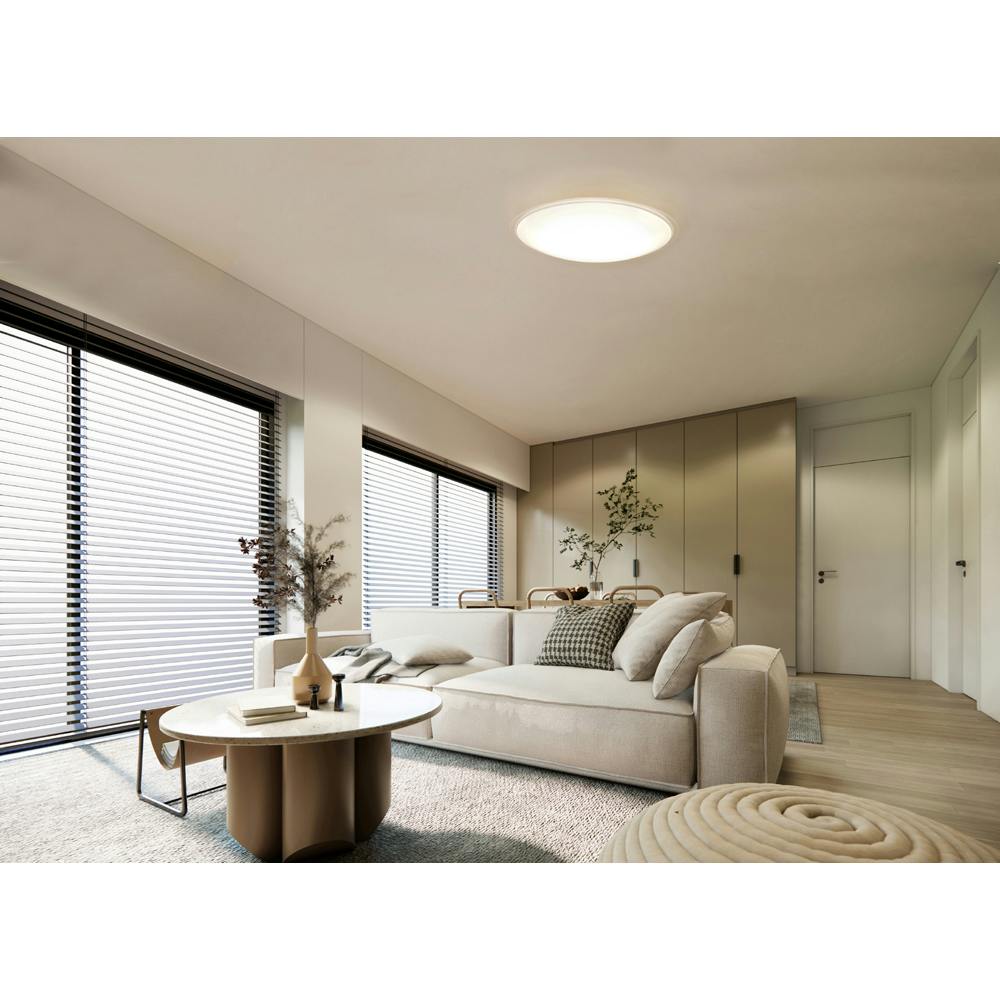 アイリスオーヤマ LEDシーリングライト 12畳調光 クリアフレーム