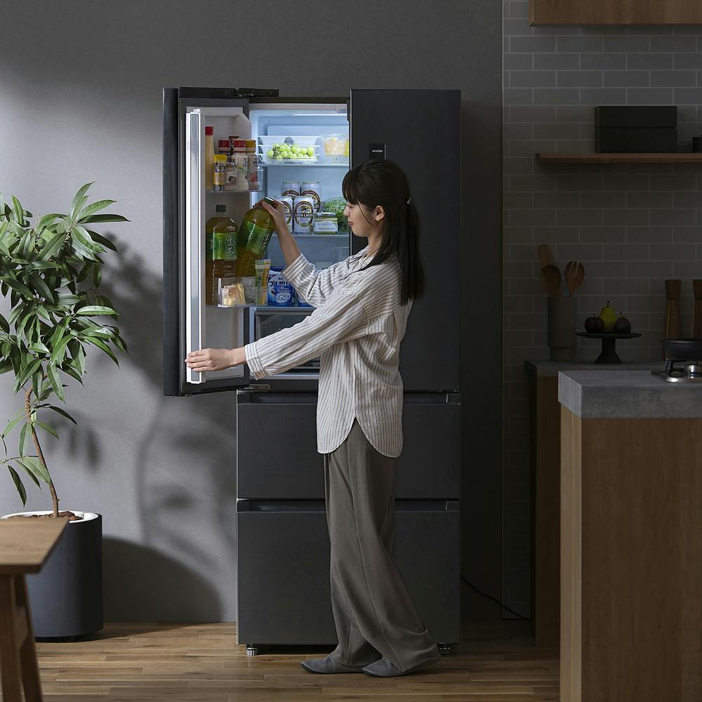 アイリスオーヤマ 冷凍冷蔵庫 401L IRSN-40A-B ブラック 冷蔵庫