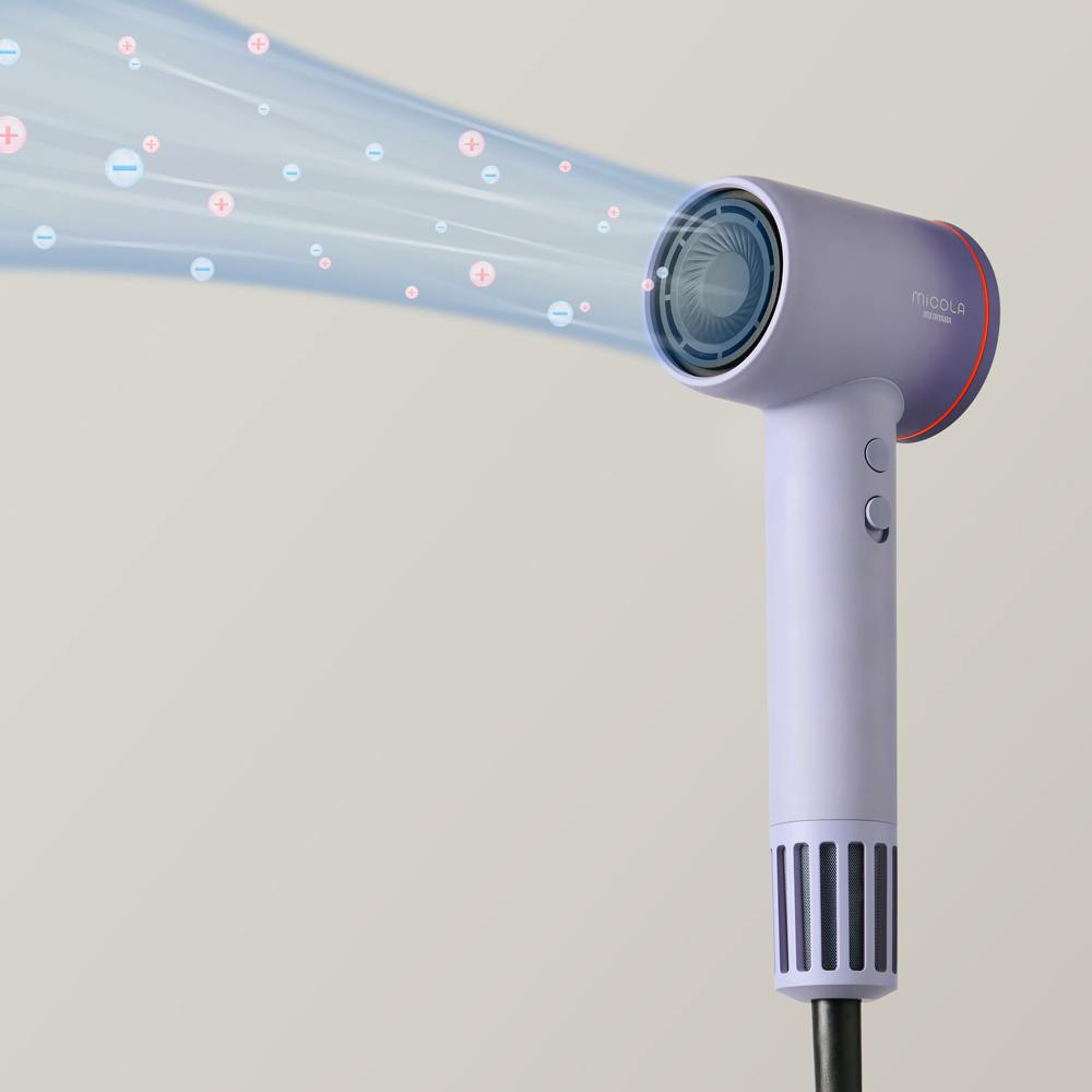 mirola ヘアドライヤー パープル　HDR-M301-V HDR-M301-V クイックイオンドライヤー 1台 アイリスオーヤマ 【通販