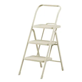 アイリスオーヤマ 折りたたみステップ3段 OSU-3R ライトベージュ はしご 脚立 キッチン 4967576692045【別送品】