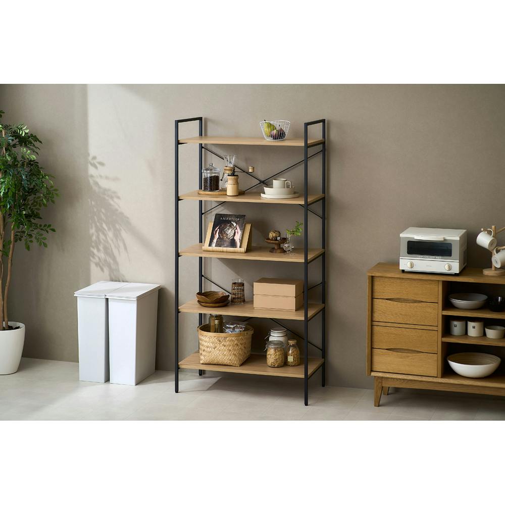 アイリスオーヤマ ベーシックラック BRC-8016 ナチュラル 収納 整理