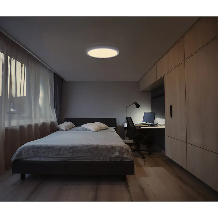 アイリスオーヤマ LEDシーリングライト パネルライトフラット 調光調色 8畳 CLP-8DL リビング 寝室 LEDシーリングライト 4967576698184【別送品】