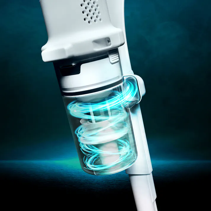 アイリスオーヤマ 充電式サイクロンスティッククリーナー SCD-185P-W ホワイト 掃除 手軽 掃除機 4967576701228【別送品】